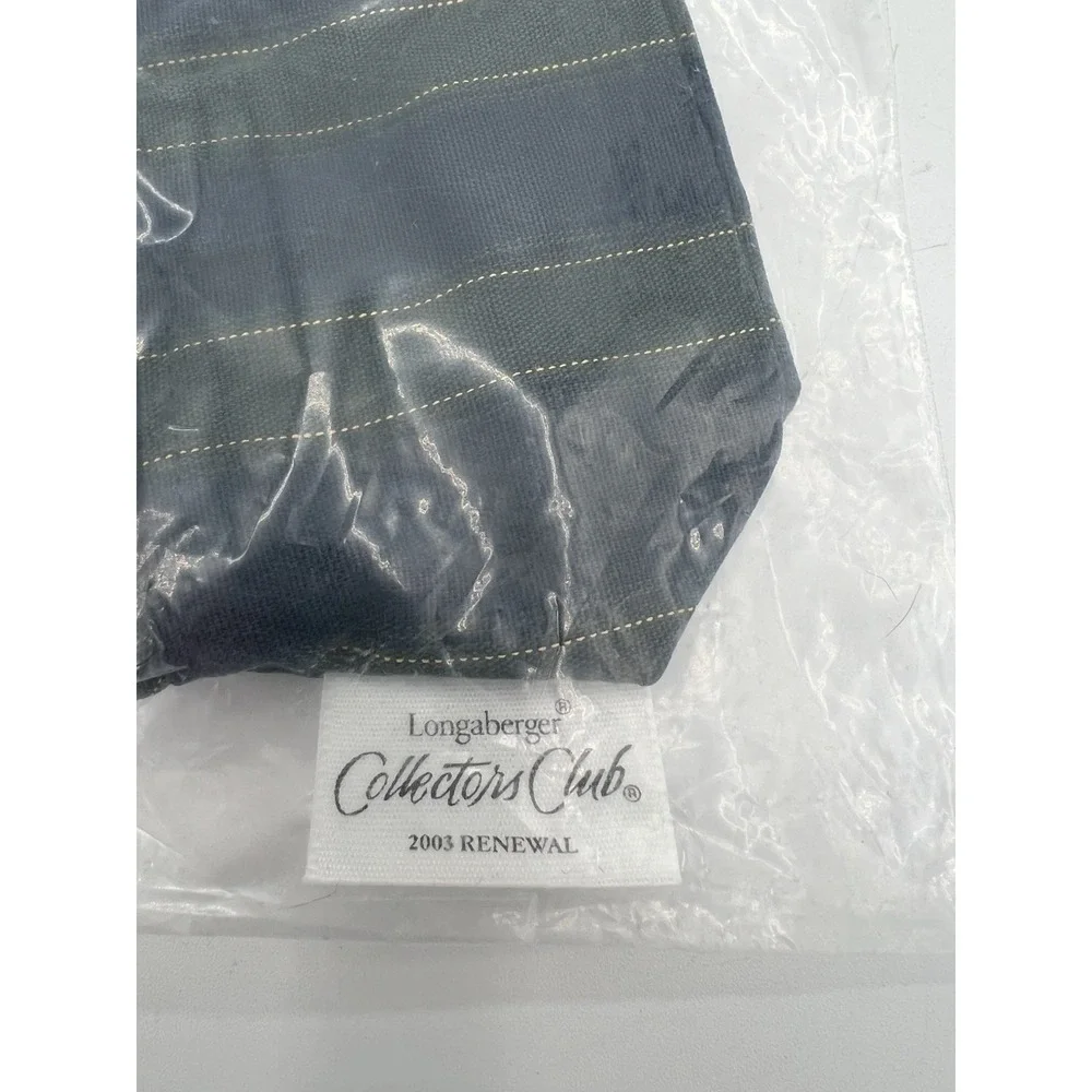 🌟 Longaberger 2003 Renewal Basket Liner – CC Stripe – NIP‎